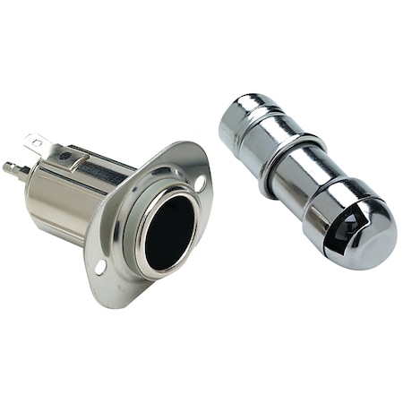 Seachoice Chartlight/Cigarette Lighter 12V, Chrome Plated 15111